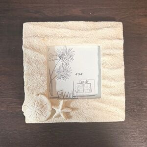 Sand Textured Photo Frame - Cream